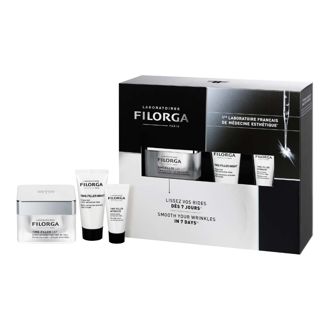 FILORGA ANTI-AGING SET outer box and individual products