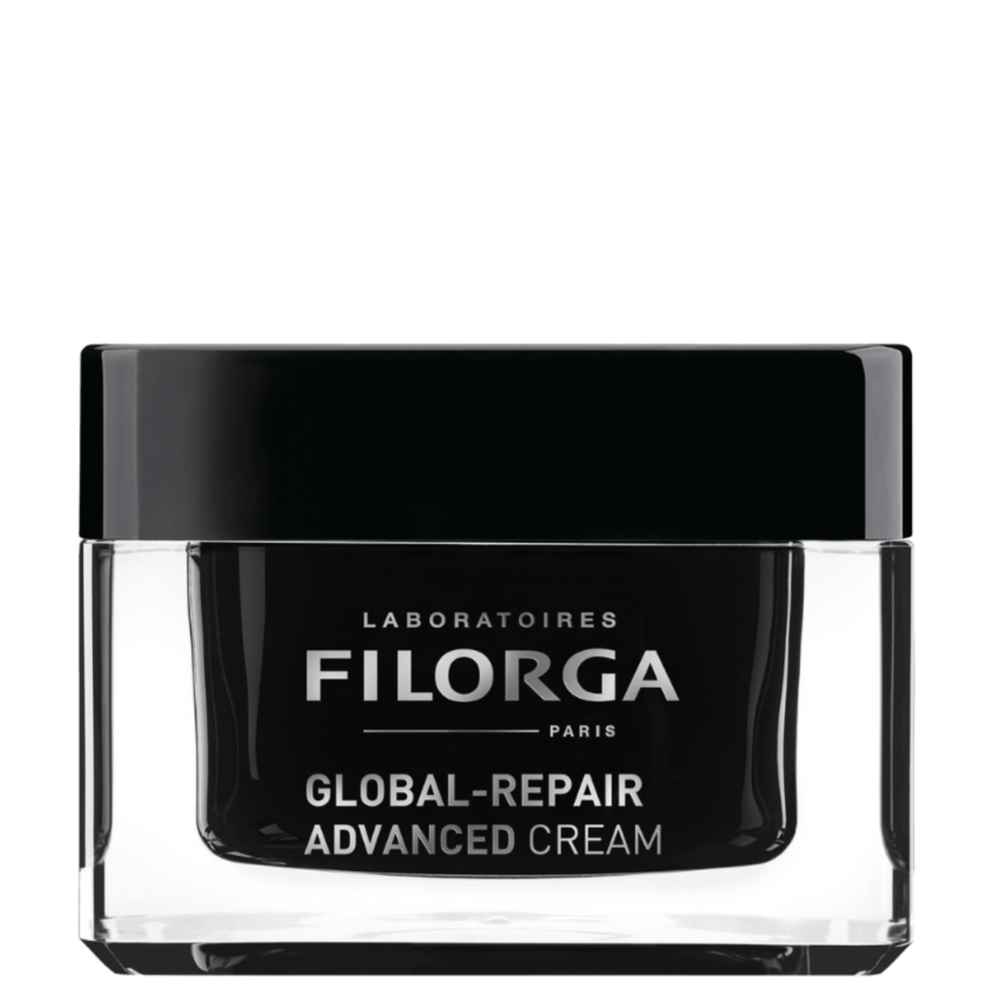 ILORGA GLOBAL-REPAIR ADVANCED CREAM close black glossy jar