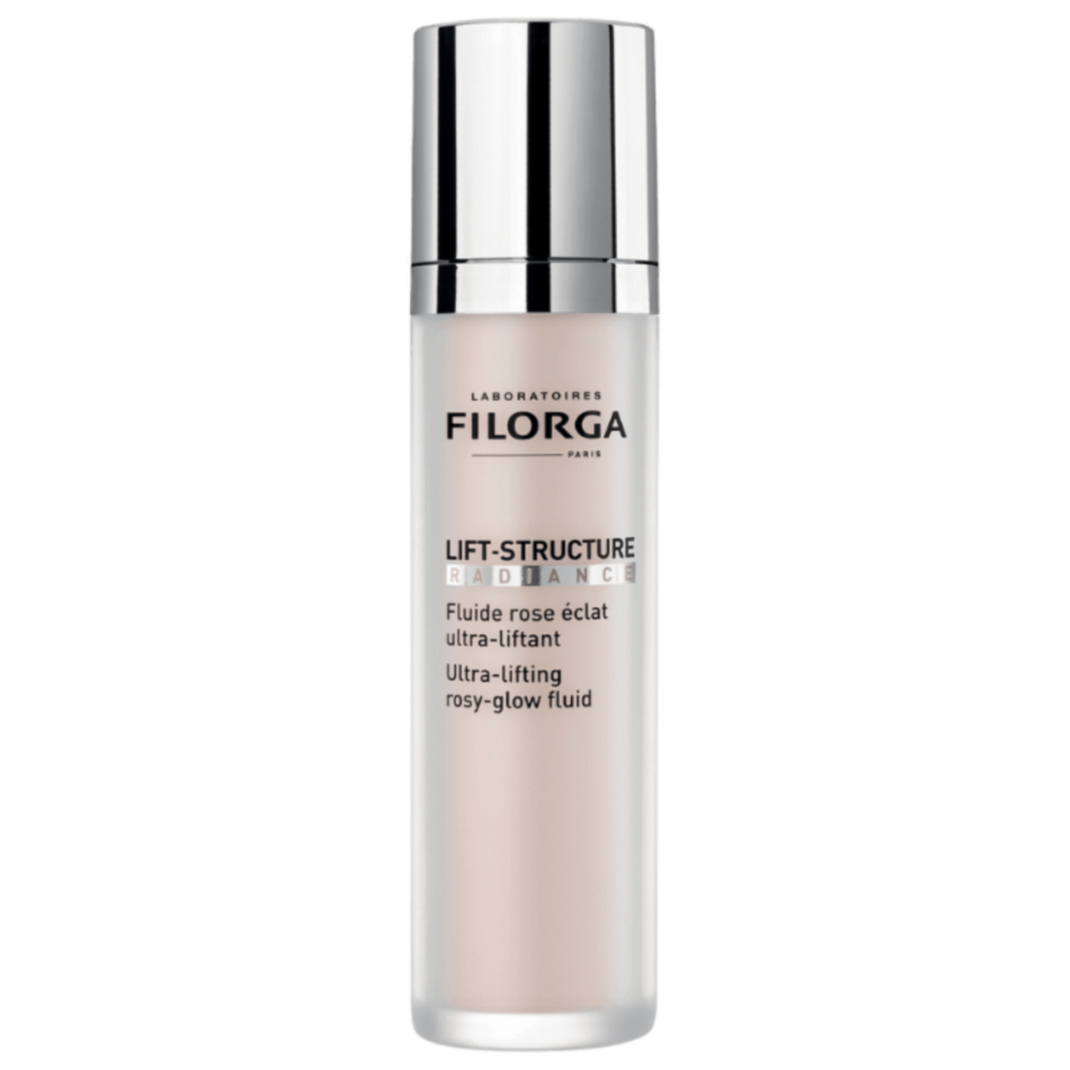FILORGA LIFT-STRUCTURE RADIANCE closed pink bottle with silver cap