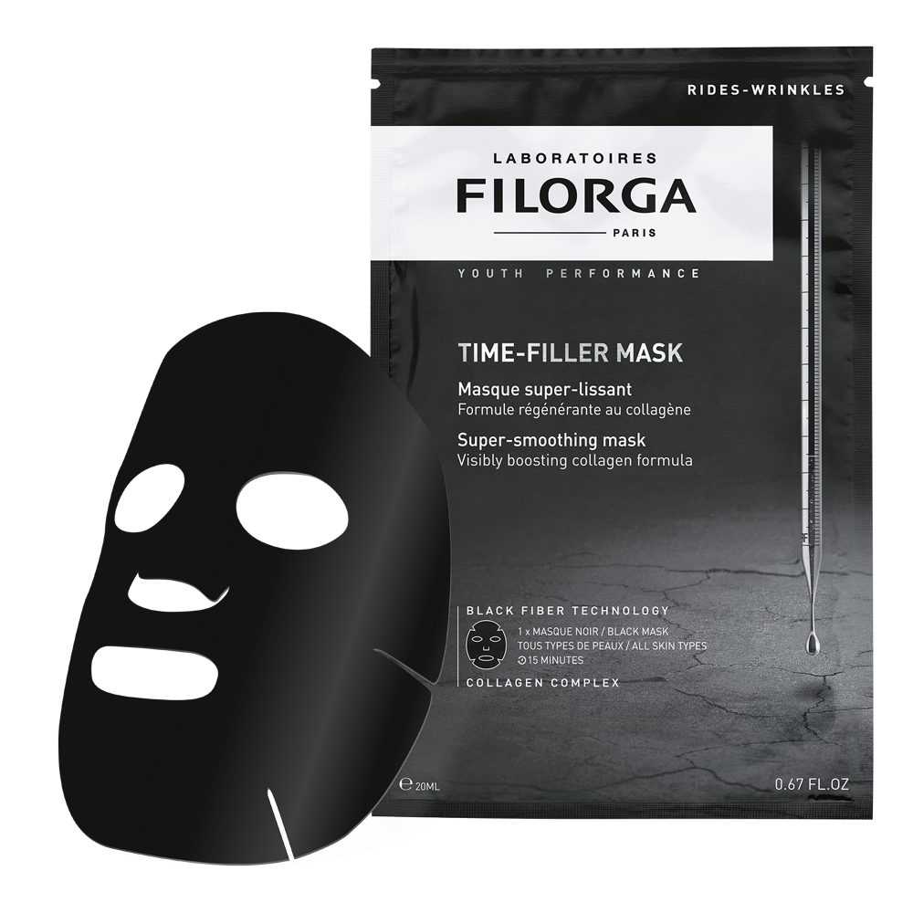 TIME-FILLER MASK with black fiber technology next to outer pack