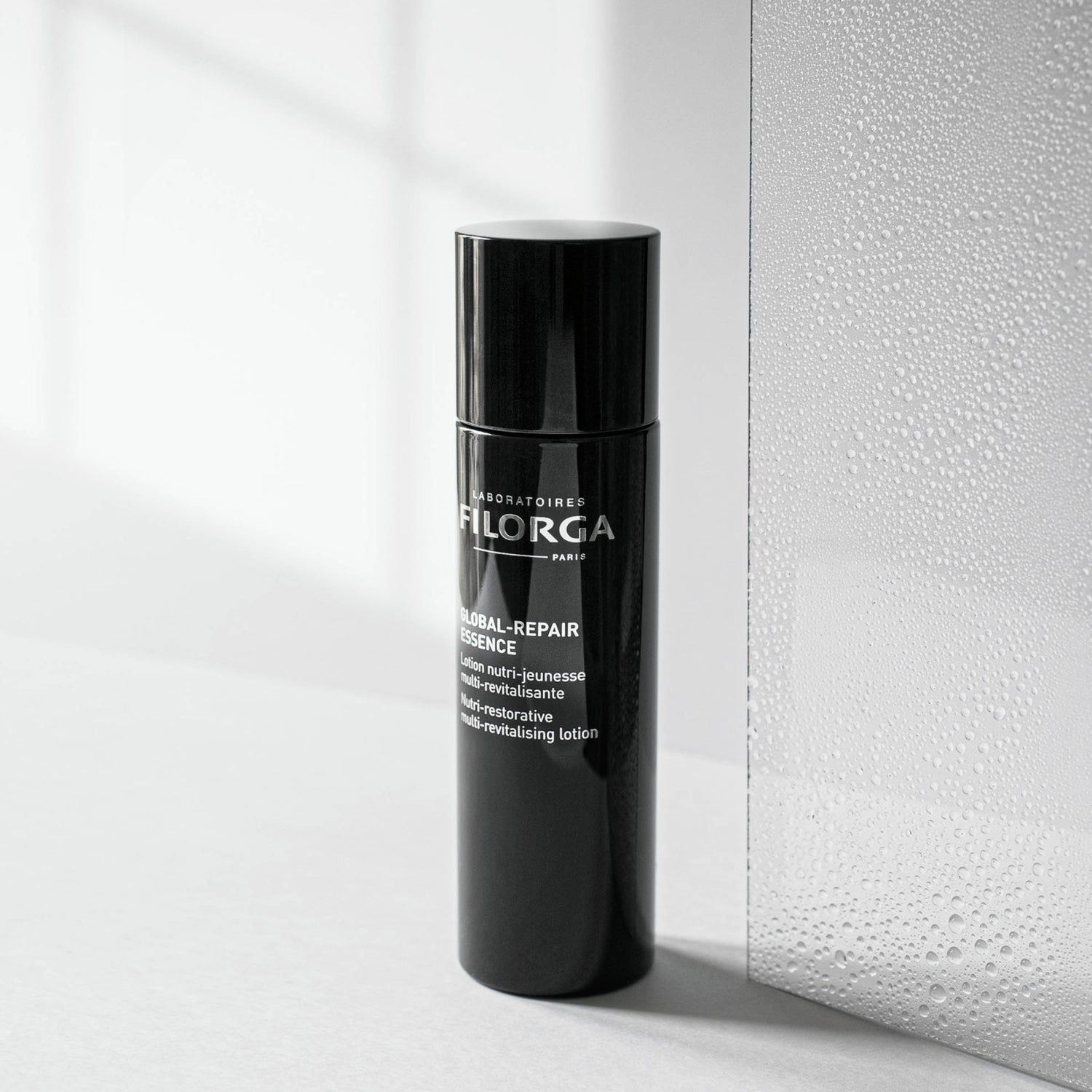 FILORGA GLOBAL-REPAIR ESSENCE closed black bottle
