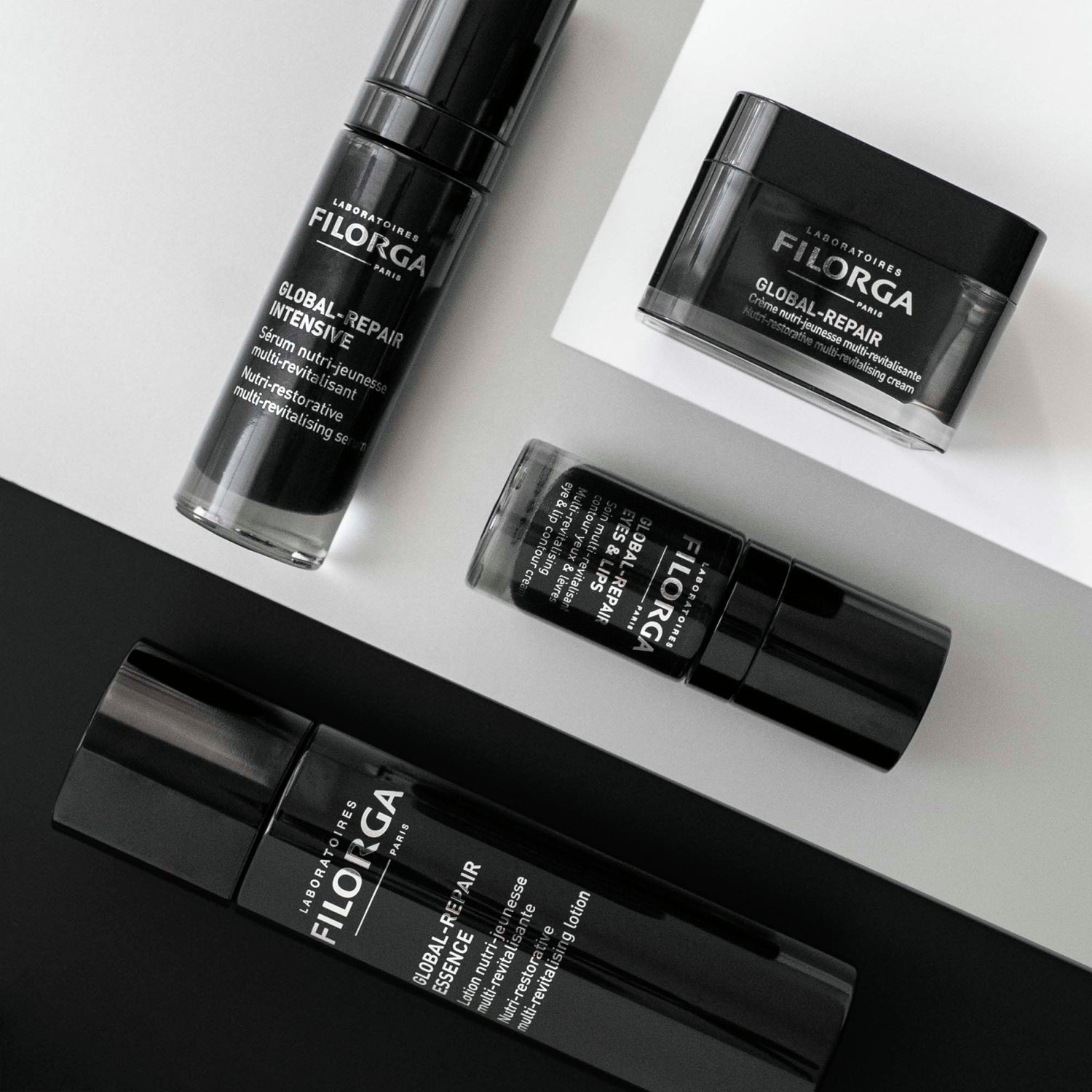 FILORGA GLOBAL-REPAIR ESSENCE closed black bottle Collection